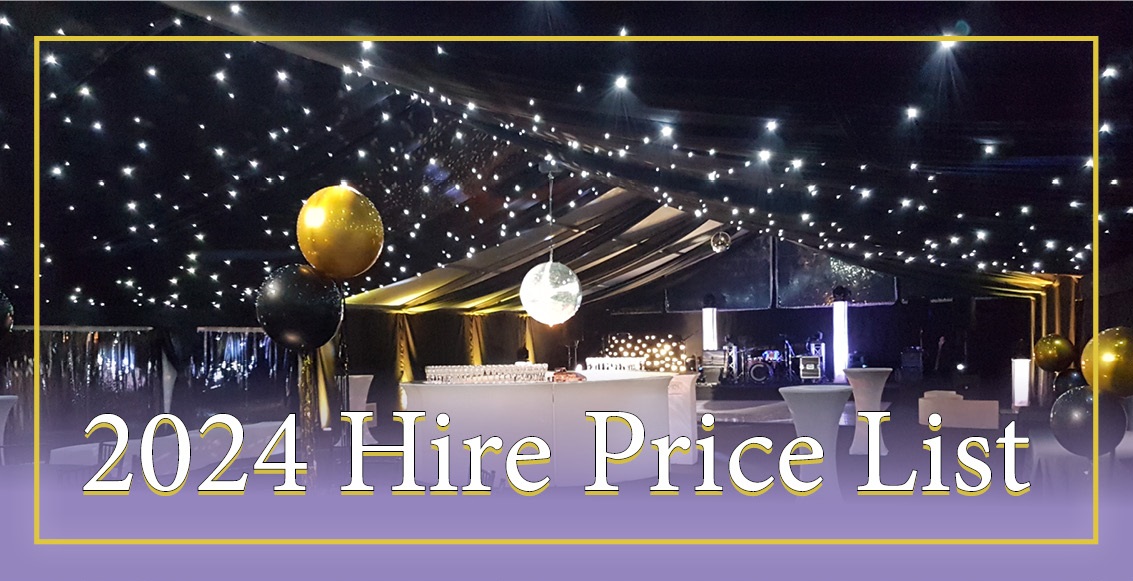 2024 Hire Price List